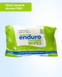 Enduro Sanitising Wipes - 40 WIPES (flowrap)